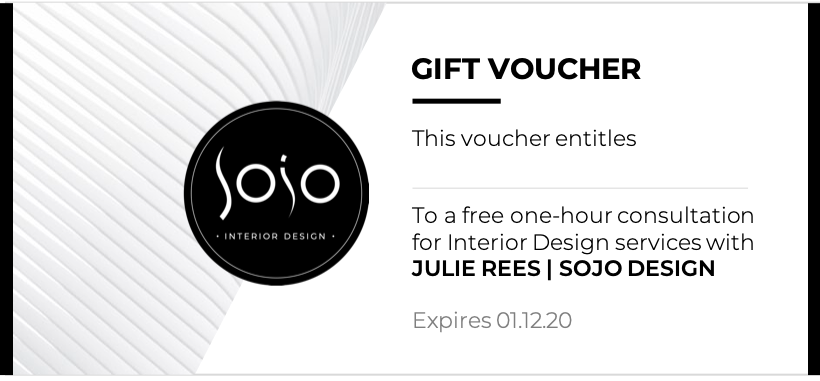 interior design consultation gift voucher