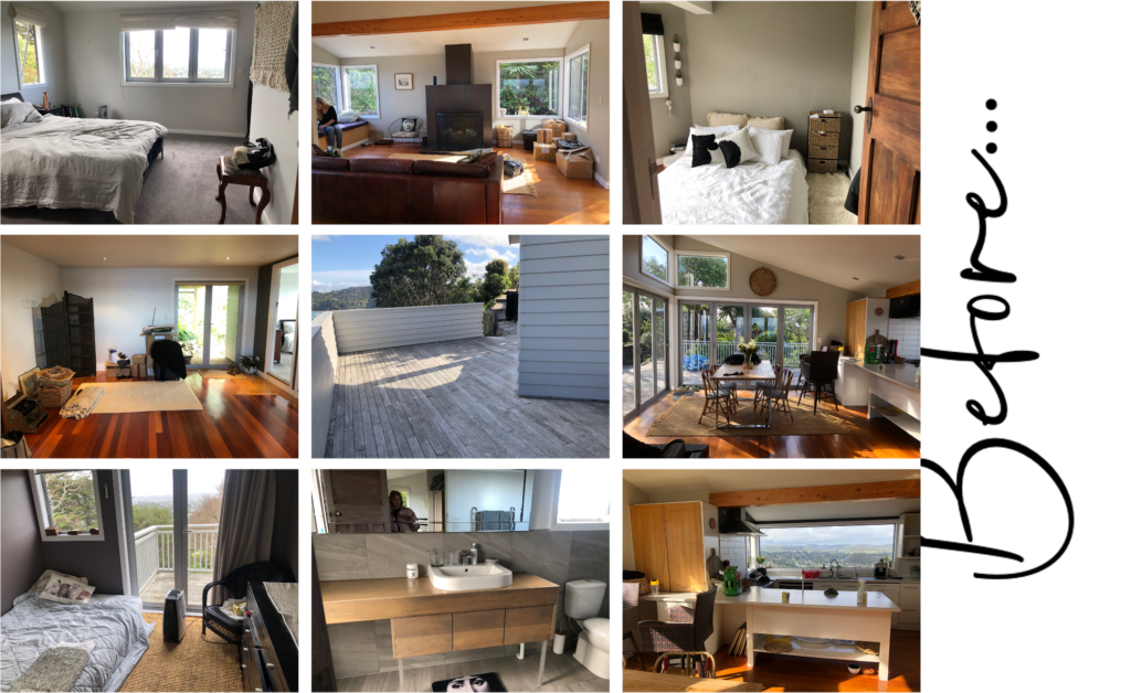 before and after waiheke luxury real estate home interior design with ocean views