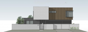 architect building exterior elevation mockup